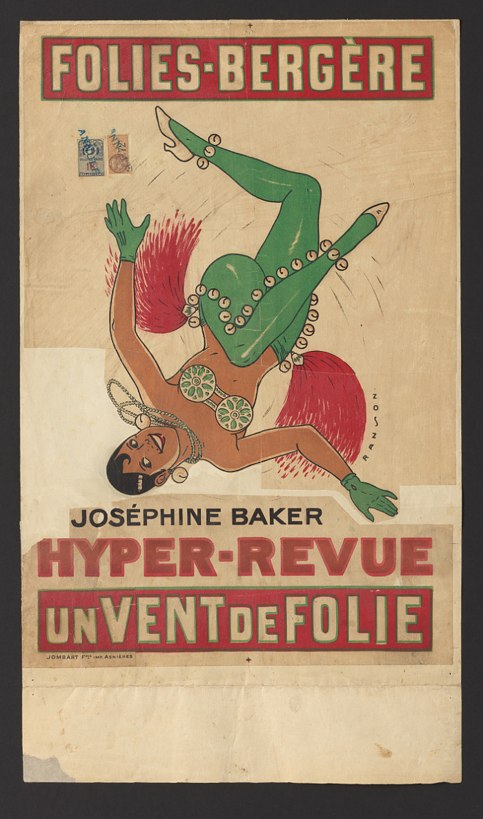 Josephine Baker turned upside down